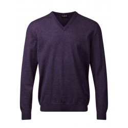 Merino pullover med v-hals fra Clipper