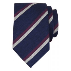 Mønstret silkeslips fra Connexion Tie