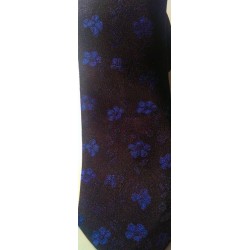 Stribet silkeslips m/hankie fra Connexion Tie