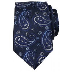 Mønstret silkeslips fra Connexion Tie