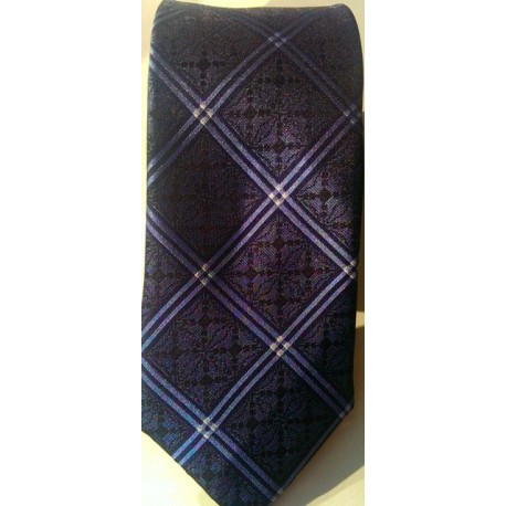 Mønstret silkeslips fra Connexion Tie