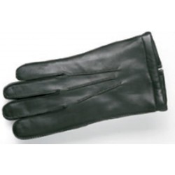 Lammeskindshandsker med strikket uldfoer