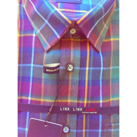 Sportsskjorte i kraftig flannelskvalitet fra LINK