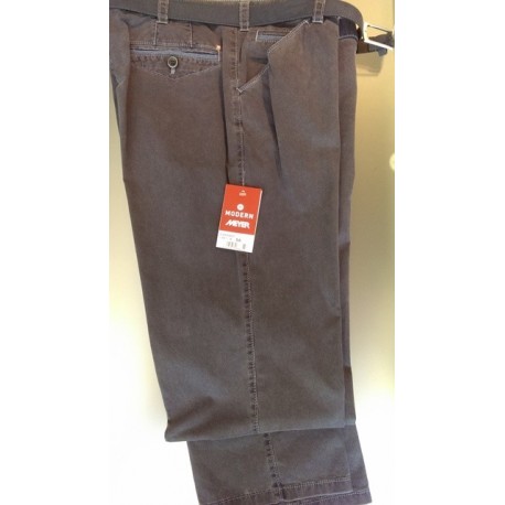 Lærredsbuks med stretch fra Meyer